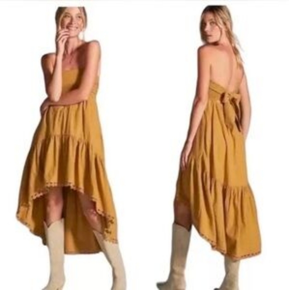 Anthropologie Maeve NWT High Low dress SIZE Medium - Picture 7 of 8